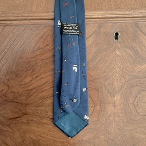 Wemblon by Wembley | South Pacific Navy Blue Nautical Tie